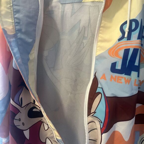 Members Only Space Jam 2 Wind Breaker Light Jacket Tune Squad Size Mens Medium - Picture 10 of 14